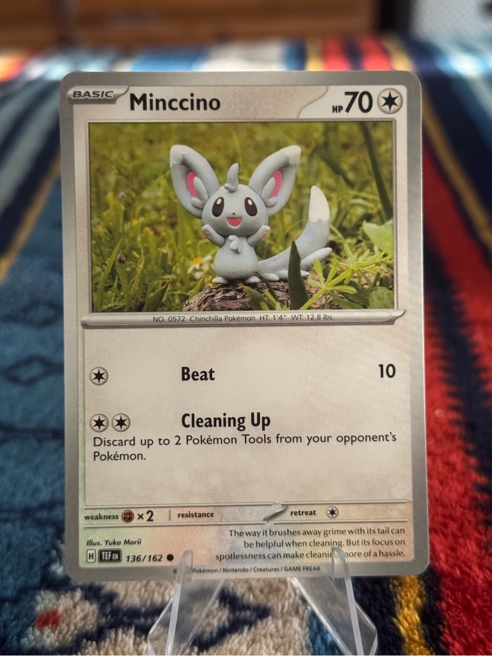 Pokemon Minccino Card Yuka Morii